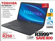 Toshiba Notebook (C850)-15.6"