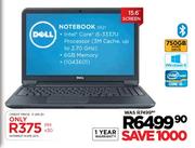 i5 Dell Notebook-15.6"