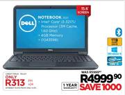 i3 Dell Notebook-15.6"