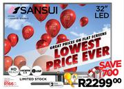 Sansui 32" HD Ready LED TV (STY0532)
