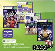 Xbox 360 Assorted Kinetic Titles-Each
