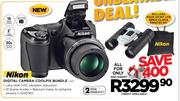 Nikon Digital Camera Coolpix Bundle(L820)