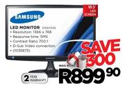 Samsung LED Monitor-18.5"(S19A100N)