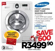 Samsung Front Loading Deep Foam Washing Machine-7kg(WF1702WEC)