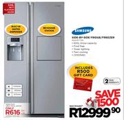 Samsung Side-By-Side Fridge/Freezer-524Ltr(RS21HFFTPN)