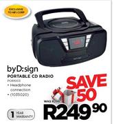 byD:Sign Portable CD Radio-POR1003