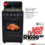 4 Plate Stove (C400G)-54L