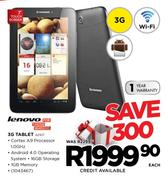 Lenovo 3G Tablet (A2107)-7" Each 