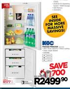 KIC 238L Fridge/Freezer 