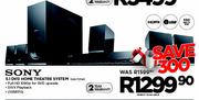 Sony 5.1 DVD Home Theatre System(DAV-TZ140)