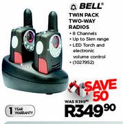 Bell Twin Pack Two-Ways Radios-Each