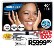 Samsung 40" Full HD 3D LED TV (40EH6030)