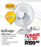 byD:sign Desk Fan(BDDF 40)