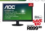 Aoc 18.5" LED Monitor-Each