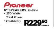 Pioneer 6" Speakers(TS-G1614)-Per pair