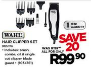 Wahl Hair Clipper Set(9155 1116)- Each 