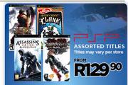PSP Assorted Titles- Each