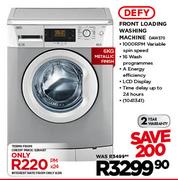 Defy Front Loading Washing Machine(DAW370)