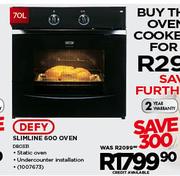 Defy Slimline 600 Oven(DBO331)