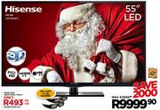 Hisense 55" LED TV(55K366)- Each 