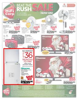 HiFi Corp : Beat the rush Sale, Now On (31 Oct - 3 Nov 2013), page 8
