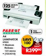 Parrot A4 Laminator LF9050