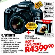 Canon Digital SLR Camera Bundle 1100D + Fotomate Photo Frame FML