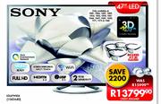 Sony 47" LED TV KDL47W804
