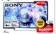 Sony 40" LED TV 40R472