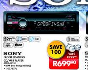 Sony Front Loading CD/MP3 Player GT310/GT320