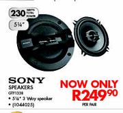 Sony Speakers GTF1338-Per Pair