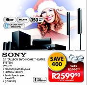 Sony 5.1 Tallboy DVD Home Theatre System DAVTZ530