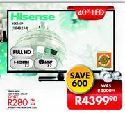 Hisense 40" LED TV 40K360P