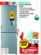 Hisense Fridge/Freezer-303L