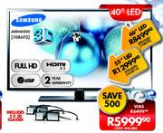 Samsung 40" FHD 3D LED TV 40EH60300
