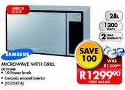 Samsung Microwave With Grill GE103MB