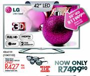 LG 42" FHD 3D LED TV 42LA6130