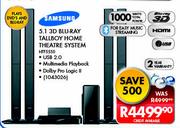 Samsung 5.1 3D Blu-Ray Tallboy Home Theatre System HTF5550