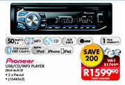 Pioneer USB/CD/MP3 Player DEHX 4650 BT