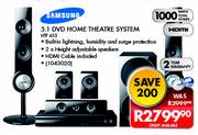 Samsung 5.1 DVD Home Theatre System HTF453
