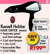Russell Hobbs Hair Dryer RHHD21