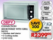 Defy Convection Microwave With Grill DMO356