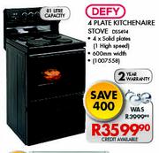 Defy 4 Plate Kitchenaire Stove DS5494