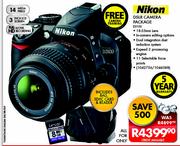 Nikon DSLR Camera Package D3100