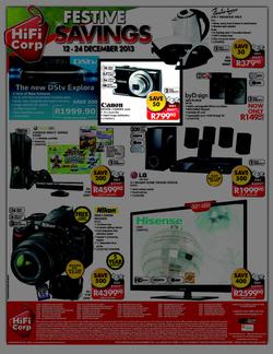HiFi Corp : Festive Savings (12 Dec - 24 Dec 2013), page 20