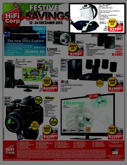 HiFi Corp : Festive Savings (12 Dec - 24 Dec 2013), page 20