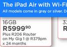 Apple iPad Air With Wi-Fi 16GB