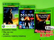 Xbox 360 Assorted Titles