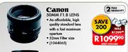 Canon 50mm f1.8 Lens