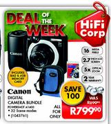 Canon Digital Camera Bundle Powershot A1400